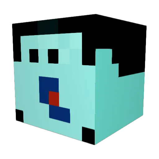 MrBananaIsGood Minecraft avatar head, 3D render