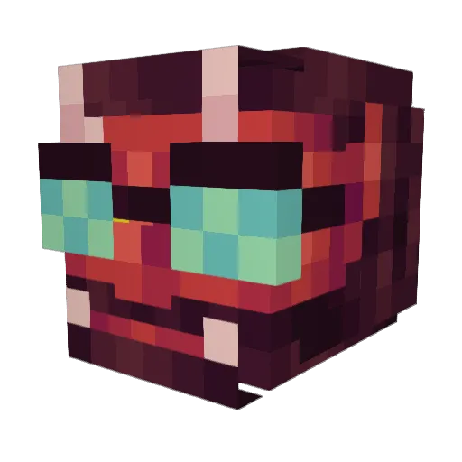 MrBardy Minecraft avatar head, 3D render
