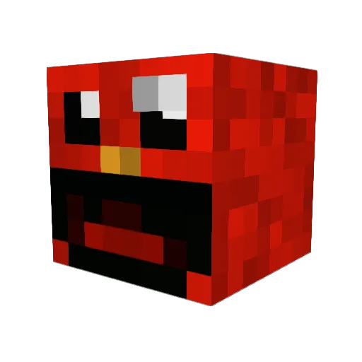MrBarrilla Minecraft avatar head, 3D render