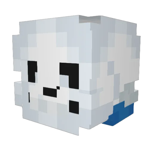 MrBastiaan Minecraft avatar head, 3D render
