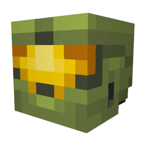 MrBatts Minecraft avatar head, 3D render