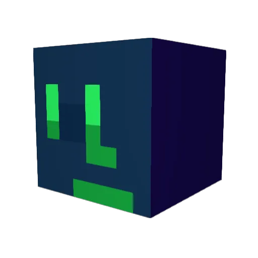MrBeanWeen Minecraft avatar head, 3D render