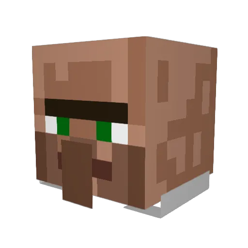 MrBeanboozled5 Minecraft avatar head, 3D render