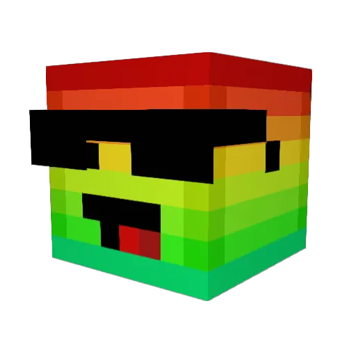 MrBeanieAlt Minecraft avatar head, 3D render