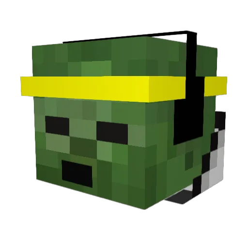 MrBeansMC Minecraft avatar head, 3D render