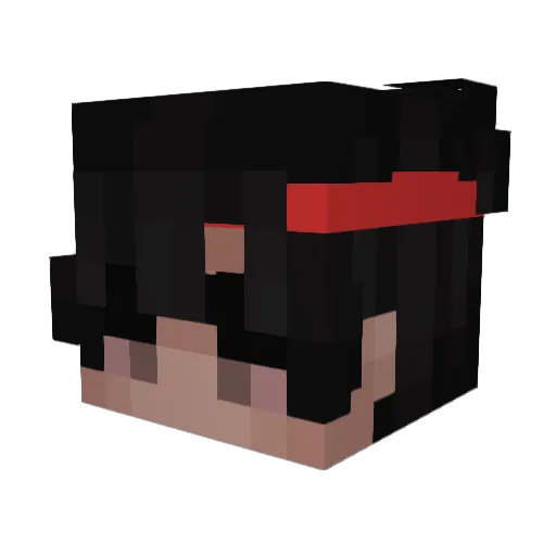 MrBearCZ Minecraft avatar head, 3D render