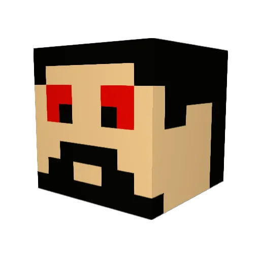 MrBeasto257 Minecraft avatar head, 3D render