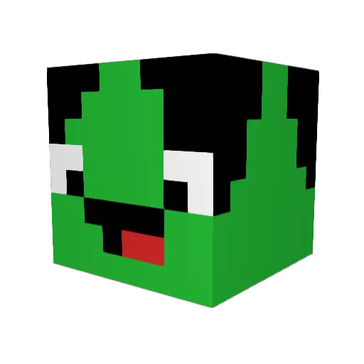 MrBeastymc Minecraft avatar head, 3D render