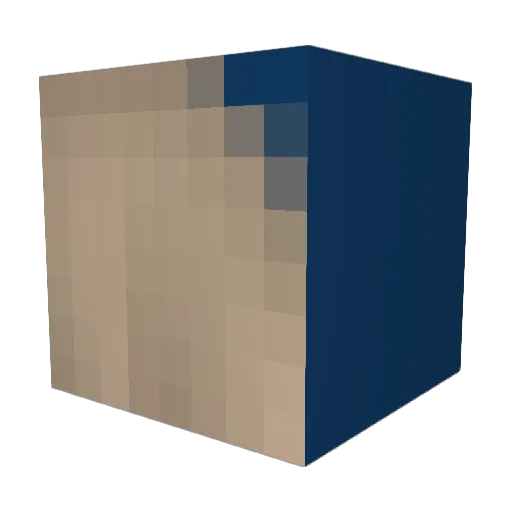 MrBeene Minecraft avatar head, 3D render
