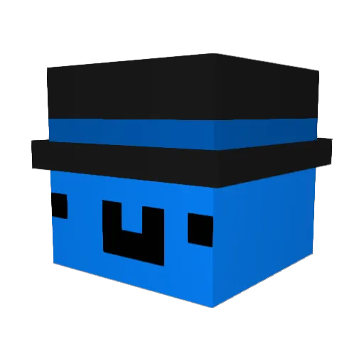 MrBeenie Minecraft avatar head, 3D render