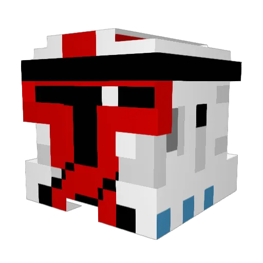 MrBejkon Minecraft avatar head, 3D render