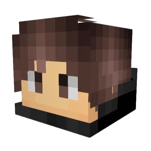 MrBenjaminnn Minecraft avatar head, 3D render