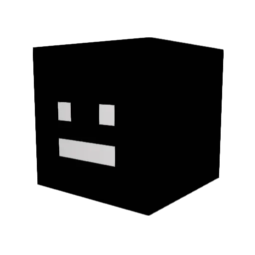 MrBesse Minecraft avatar head, 3D render