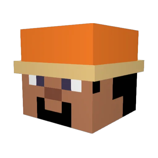 MrBeyBladeYT Minecraft avatar head, 3D render