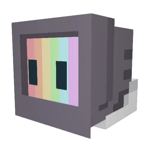 MrBeyonder Minecraft avatar head, 3D render