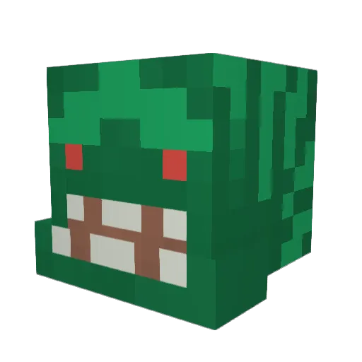 MrBigodez Minecraft avatar head, 3D render