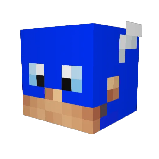 MrBird34 Minecraft avatar head, 3D render