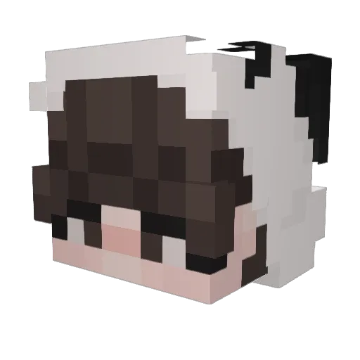 MrBistec Minecraft avatar head, 3D render