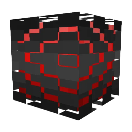 MrBitters Minecraft avatar head, 3D render