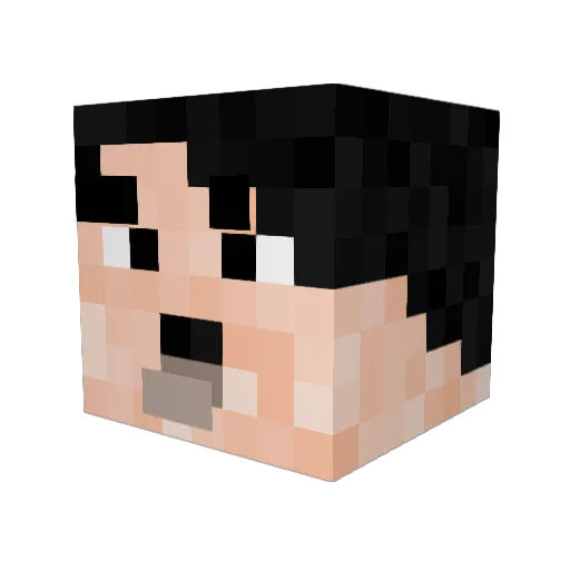 MrBjorkaas Minecraft avatar head, 3D render