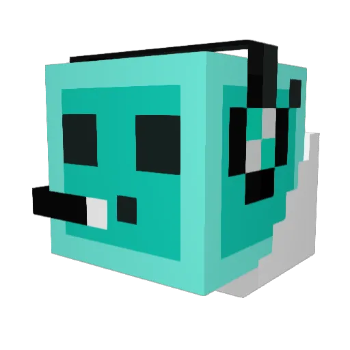 MrBlob987 Minecraft avatar head, 3D render