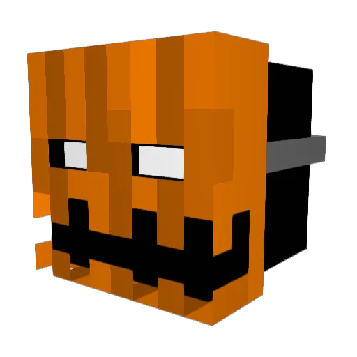 MrBlue0 Minecraft avatar head, 3D render