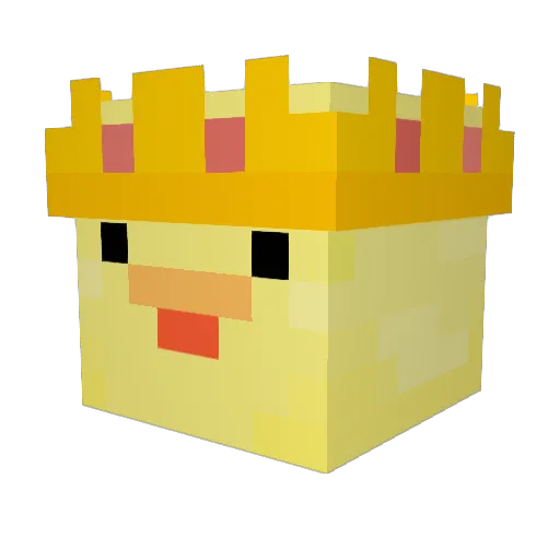MrBlueBird75 Minecraft avatar head, 3D render