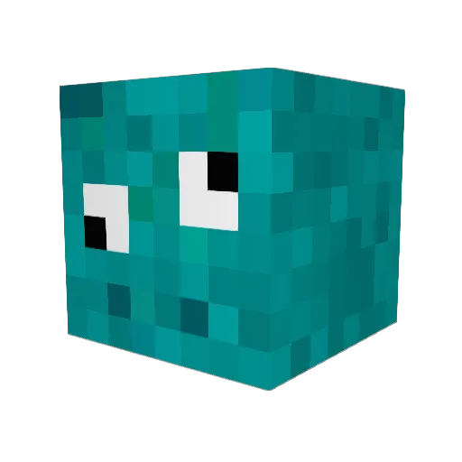 MrBlueNinja Minecraft avatar head, 3D render