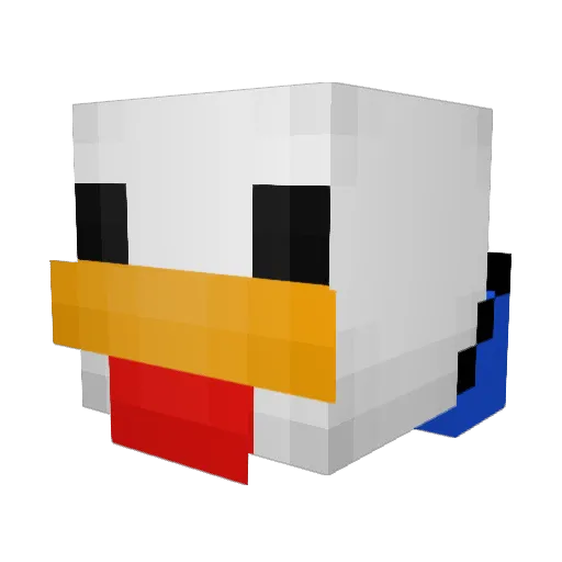 MrBlueSky1 Minecraft avatar head, 3D render
