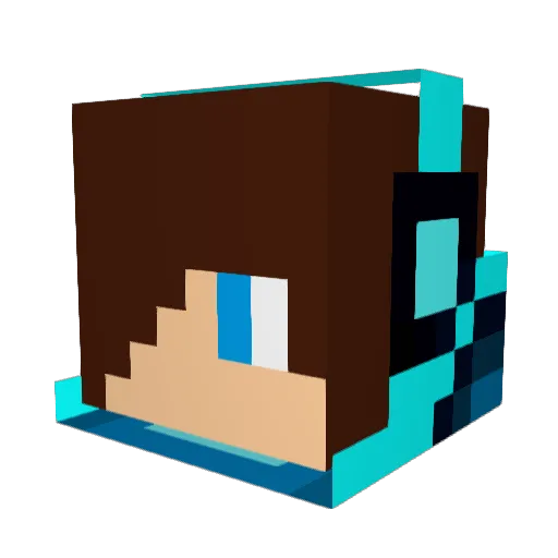 MrBlythe Minecraft avatar head, 3D render