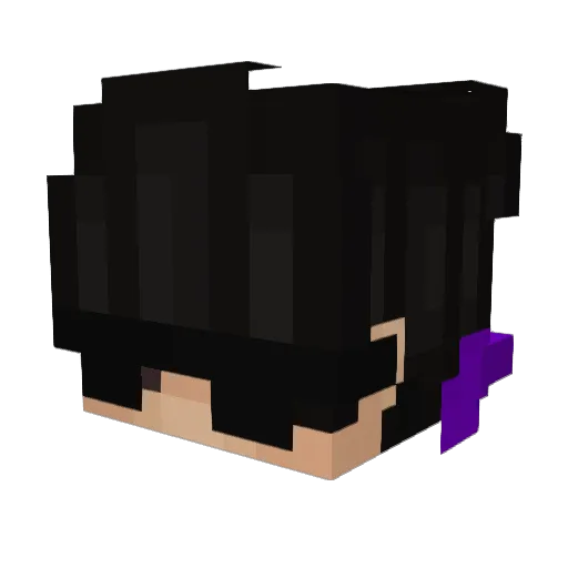 MrBoTXD Minecraft avatar head, 3D render