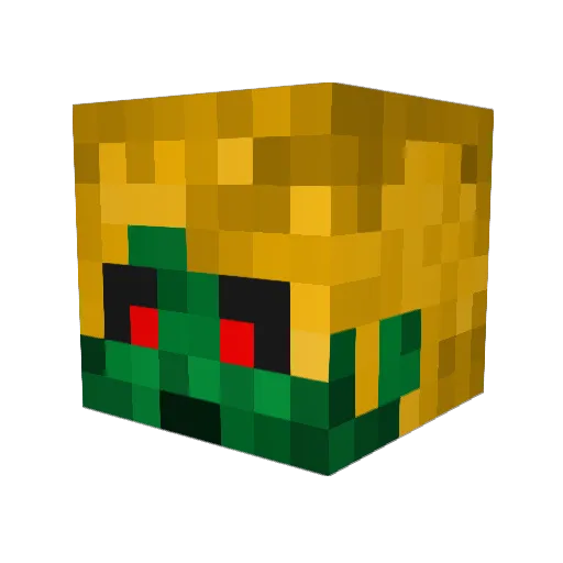 MrBoernz Minecraft avatar head, 3D render