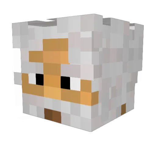 MrBog110 Minecraft avatar head, 3D render