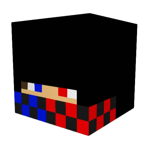 MrBogan29 Minecraft avatar head, 3D render