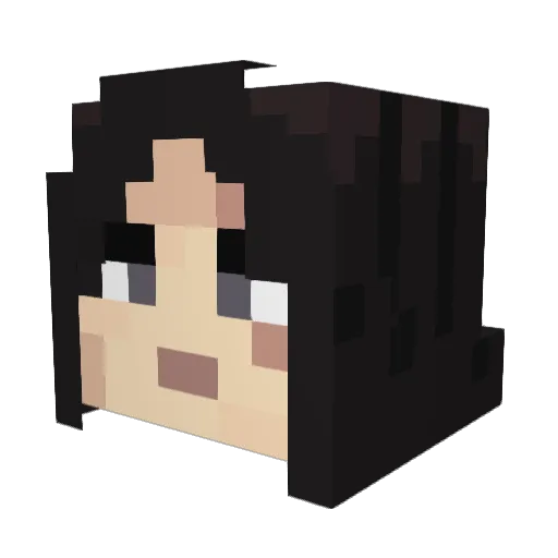 MrBonusYT Minecraft avatar head, 3D render
