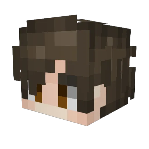 MrBoogalo Minecraft avatar head, 3D render