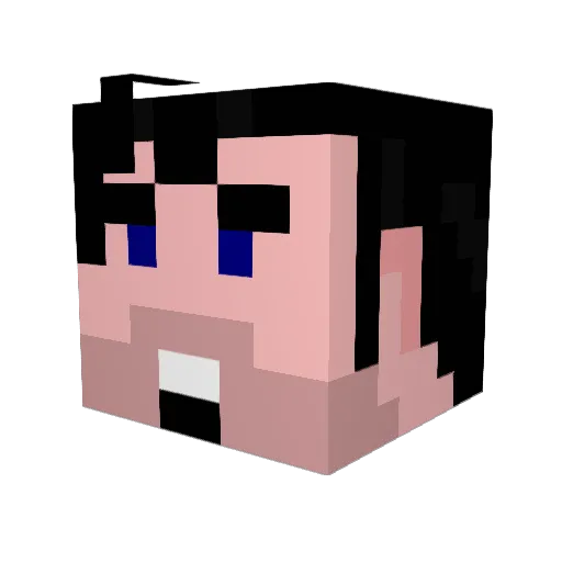 MrBoogeyman Minecraft avatar head, 3D render