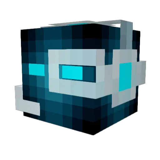 MrBoom232 Minecraft avatar head, 3D render