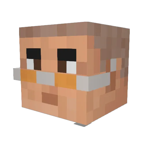 MrBr1an Minecraft avatar head, 3D render