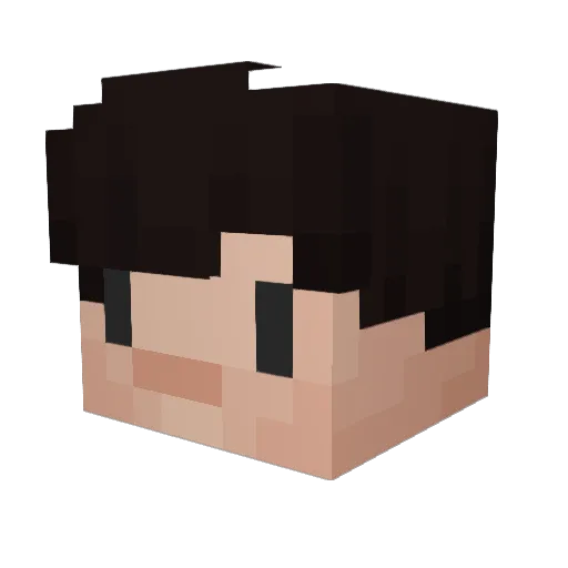 MrBreadNo1 Minecraft avatar head, 3D render