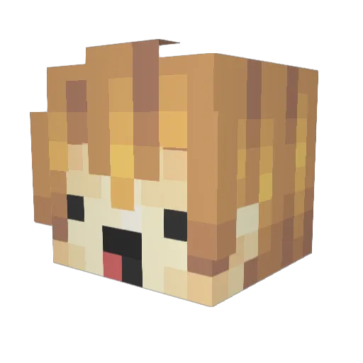 MrBriarn Minecraft avatar head, 3D render