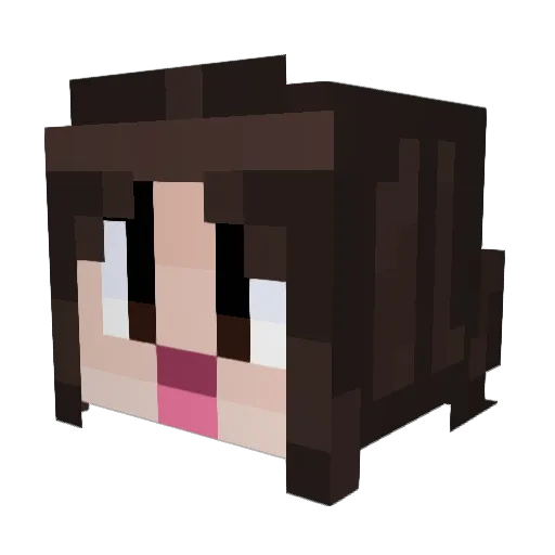 MrBrickcraft Minecraft avatar head, 3D render