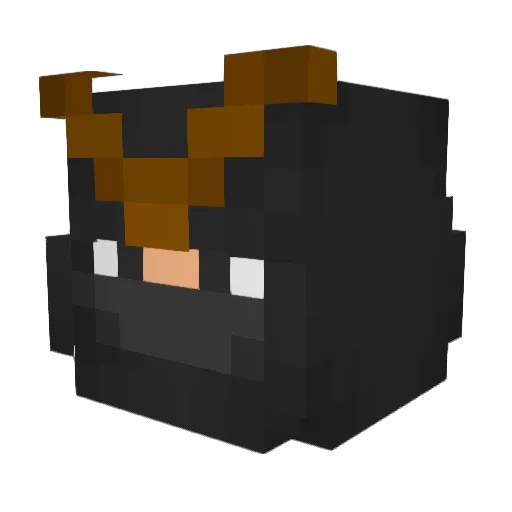 MrBroodje_ Minecraft avatar head, 3D render