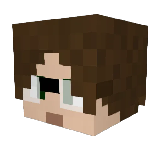 MrBroontlay Minecraft avatar head, 3D render