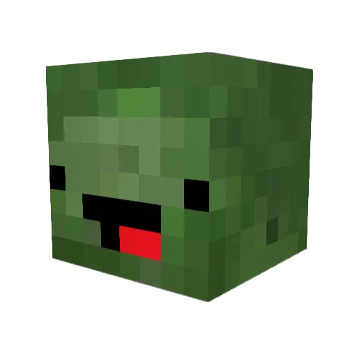 MrBuffington Minecraft avatar head, 3D render