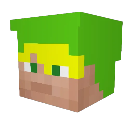 MrBunny30 Minecraft avatar head, 3D render