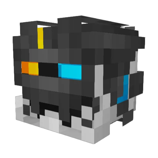 MrBurnKar Minecraft avatar head, 3D render