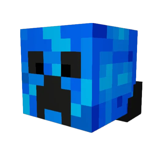 MrBusterPlayz Minecraft avatar head, 3D render