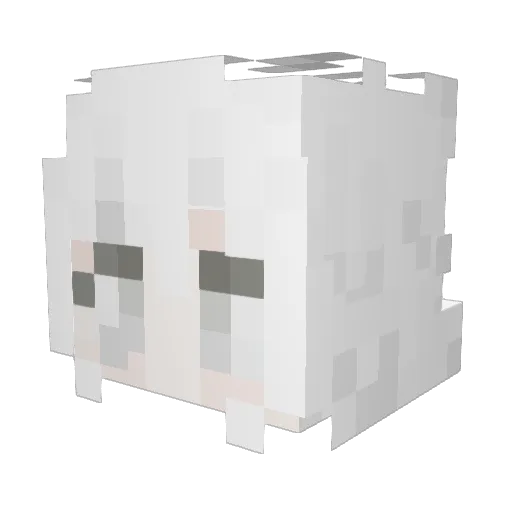 MrBustos1618 Minecraft avatar head, 3D render