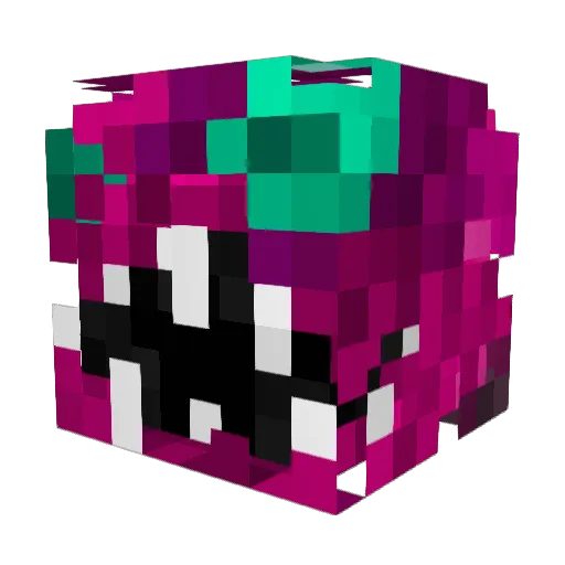 MrButterBear Minecraft avatar head, 3D render